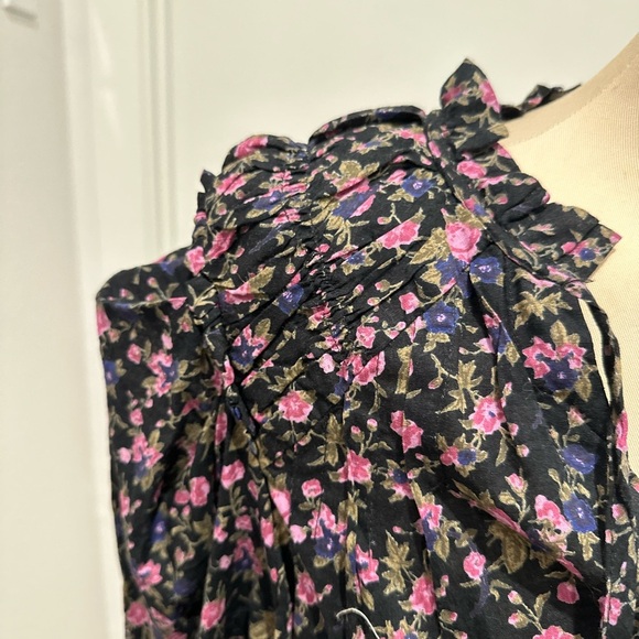 Free People Meant To Be Smocked Blouse - Picture 2 of 6